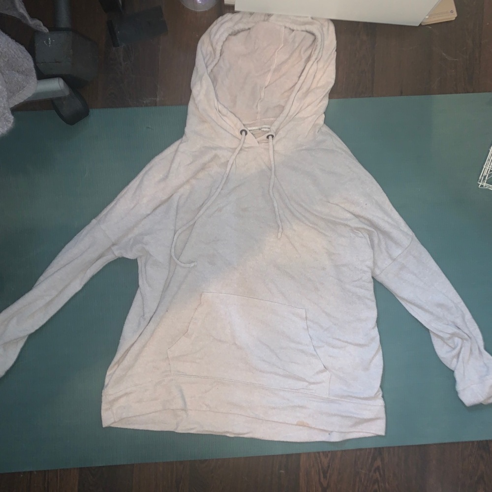 american eagle oatmeal hoodie